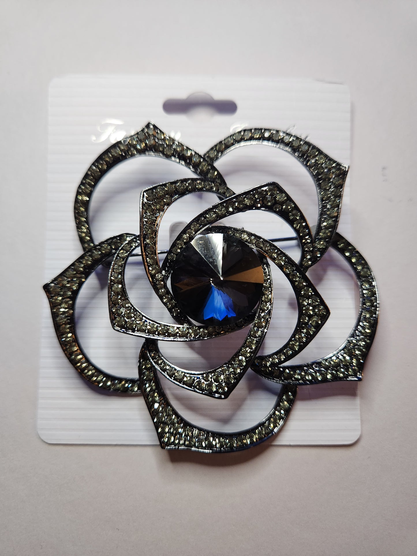 Rose Bling Brooch