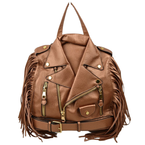 Edgy Moto Jacket Backpack