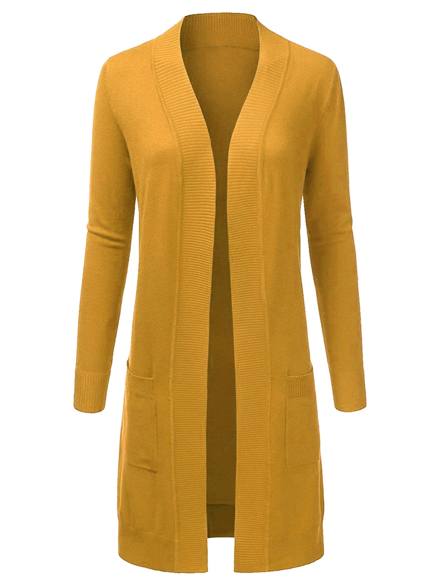 Open Front Long Cardigan Sweater