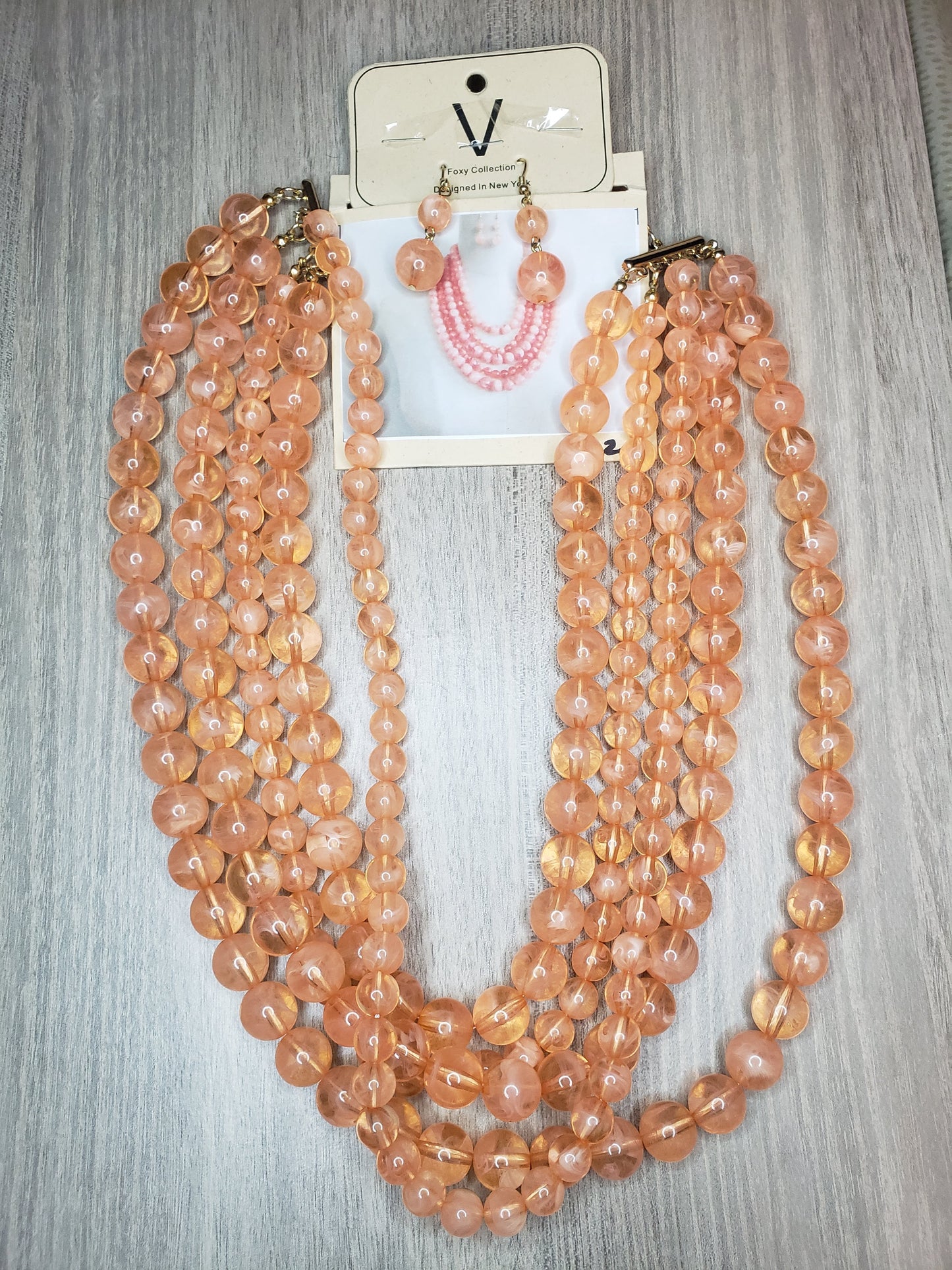 Marble Beads Necklace