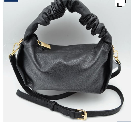 Fashionable Ruched Handle Handbag