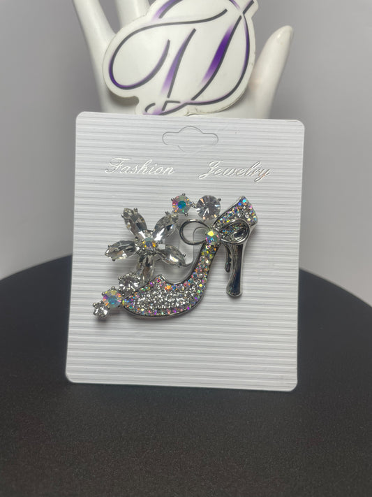 Bling Shoe Brooch