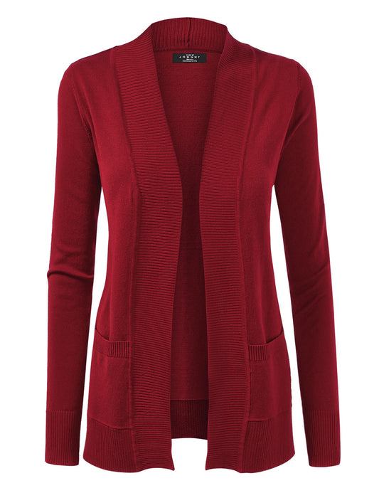 Open Front Cardigan Sweater