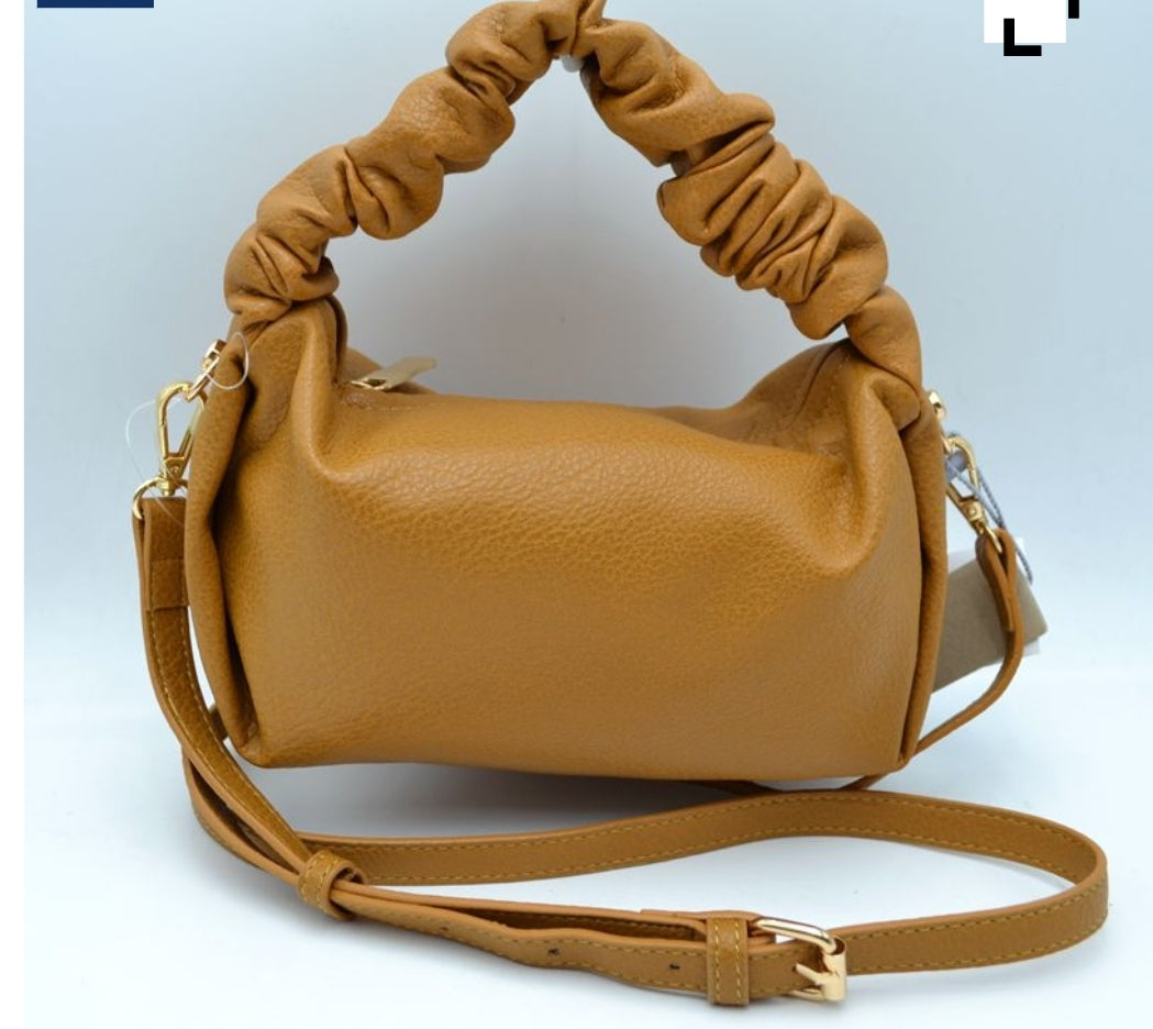 Fashionable Ruched Handle Handbag