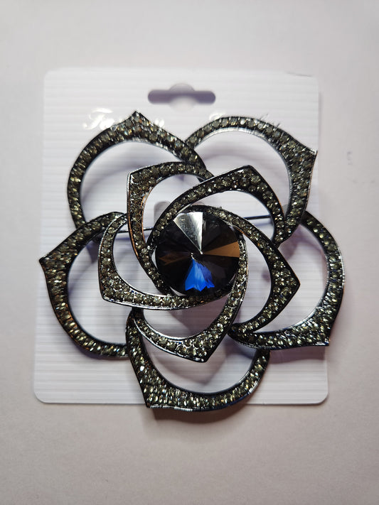 Rose Bling Brooch