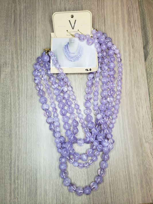 Marble Beads Necklace