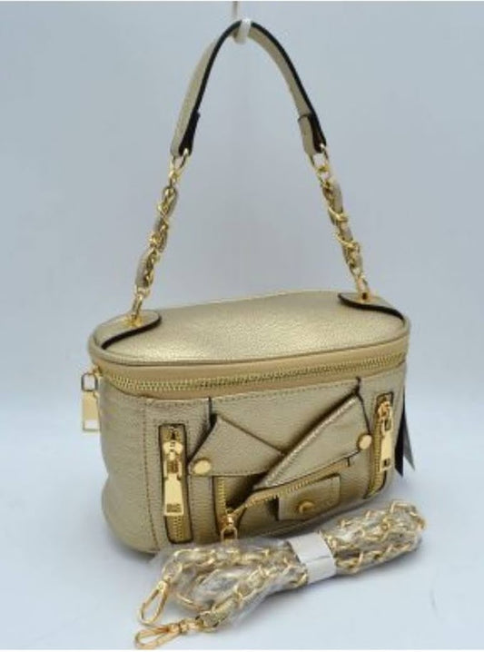 Gold Jacket Shoulder Bag