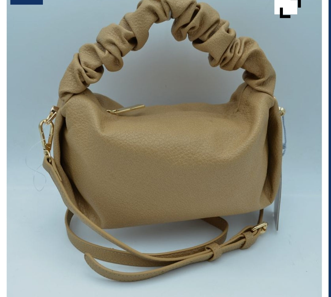 Fashionable Ruched Handle Handbag